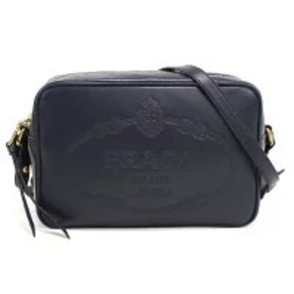 Prada Shoulder Bag Navy Blue Crossbody